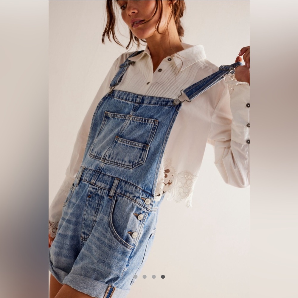 NWT We the Free Ziggy Shortalls - follow your heart